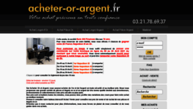What Acheter-or-argent.fr website looked like in 2021 (3 years ago)