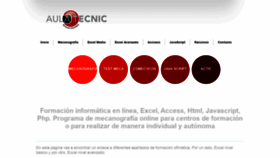 What Aulatecnic.es website looked like in 2021 (3 years ago)