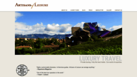 What Artisansofleisure.com website looked like in 2021 (3 years ago)