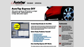 What Autotap.com website looked like in 2021 (4 years ago)