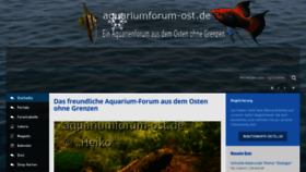 What Aquariumforum-ost.de website looked like in 2021 (3 years ago)