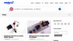 What Arduinoecia.com.br website looked like in 2021 (3 years ago)