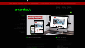 What Artenika.pl website looked like in 2021 (3 years ago)