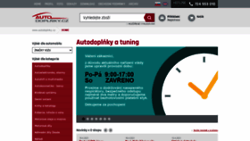 What Autodoplnky.cz website looked like in 2021 (5 years ago)