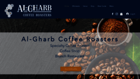 What Al-gharb.coffee website looked like in 2021 (3 years ago)
