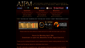 What Ajpm.com website looked like in 2021 (3 years ago)