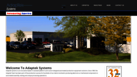 What Adapteksystems.com website looked like in 2021 (3 years ago)