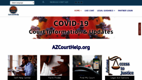 What Azcourthelp.org website looked like in 2021 (3 years ago)