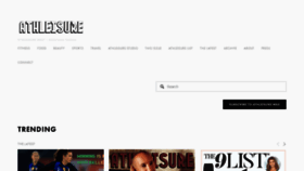 What Athleisuremag.com website looked like in 2021 (3 years ago)
