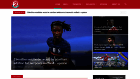 What Anfieldcentral.co.uk website looked like in 2021 (4 years ago)