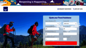What Axatravelinsurance.com website looked like in 2021 (3 years ago)