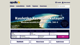 What Apollomatkat.fi website looked like in 2021 (3 years ago)