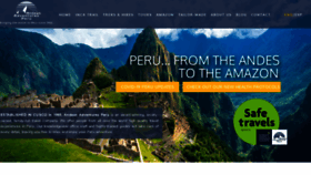 What Andeanadventuresperu.com website looked like in 2021 (3 years ago)