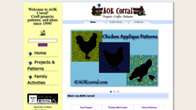 What Aokcorral.com website looked like in 2021 (3 years ago)