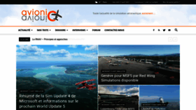 What Avionic-online.com website looked like in 2021 (3 years ago)