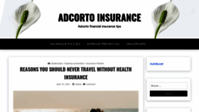 What Adcorto.me website looked like in 2021 (3 years ago)