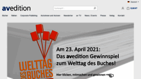 What Avedition.de website looked like in 2021 (3 years ago)