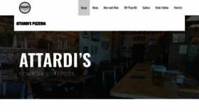 What Attardispizzeria.com website looked like in 2021 (3 years ago)