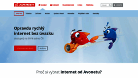 What Avonet.cz website looked like in 2021 (3 years ago)