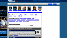 What Alegsa.com.ar website looked like in 2021 (4 years ago)