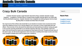 What Anabolicsteroidscanada.com website looked like in 2021 (3 years ago)