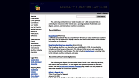 What Admiraltylawguide.com website looked like in 2021 (3 years ago)