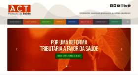 What Actbr.org.br website looked like in 2021 (4 years ago)