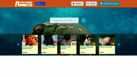 What Animaleamico.com website looked like in 2021 (3 years ago)