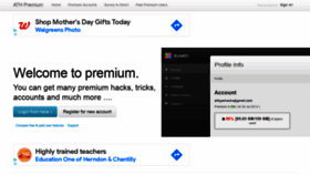 What Athpremium.com website looked like in 2021 (3 years ago)