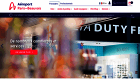 What Aeroportparisbeauvais.com website looked like in 2021 (3 years ago)