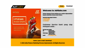 What Ad1gate.com website looked like in 2021 (3 years ago)