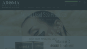 What Aroma-deadsea.com website looked like in 2021 (2 years ago)