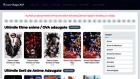 What Anime-kage.net website looked like in 2021 (3 years ago)