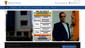 What Ajitpillai.com website looked like in 2021 (3 years ago)