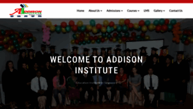 What Addison.edu.sg website looked like in 2021 (2 years ago)