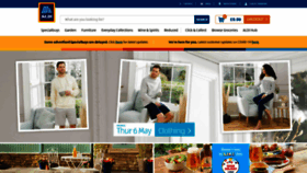 What Aldi.co.uk website looked like in 2021 (2 years ago)