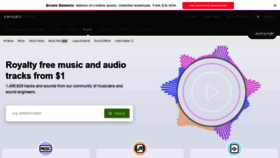 What Audiojungle.net website looked like in 2021 (3 years ago)
