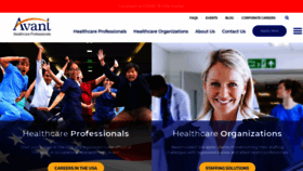 What Avanthealthcare.com website looked like in 2021 (2 years ago)