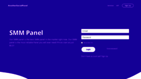 What Anothersocialpanel.com website looked like in 2021 (2 years ago)
