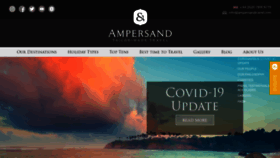What Ampersandtravel.com website looked like in 2021 (2 years ago)