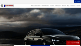What Autofrance.net website looked like in 2021 (3 years ago)