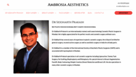 What Ambrosiaaesthetics.com website looked like in 2021 (2 years ago)