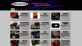 What Arengineering.com website looked like in 2021 (4 years ago)