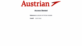 What Austrian.com website looked like in 2021 (2 years ago)