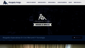 What Abogadoamigo.com website looked like in 2021 (2 years ago)