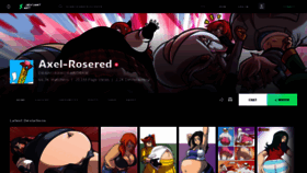What Axel-rosered.deviantart.com website looked like in 2021 (2 years ago)