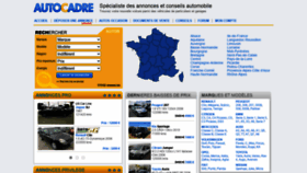 What Autocadre.com website looked like in 2021 (4 years ago)