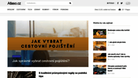 What Atlaso.cz website looked like in 2021 (3 years ago)