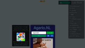 What Agario.nl website looked like in 2021 (3 years ago)