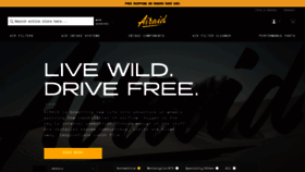 What Airaid.com website looked like in 2021 (2 years ago)